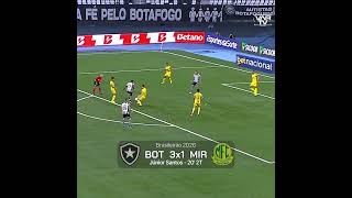 GOL DO BOTAFOGO | JÚNIOR SANTOS | BOTAFOGO 3X1 MIRASSOL | BRASILEIRÃO 2026 | 01/04/2026