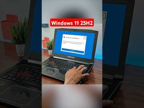Install windows 11 25h2 on unsupported devices #shorts #windows11