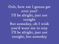 Sara Bareilles-Gonna Get Over You Lyrics 