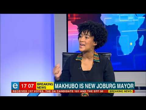 The City of Johannesburg has a new mayor