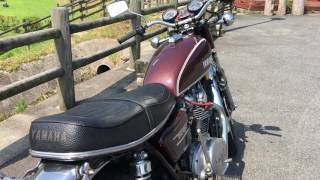 ヤマハのバイク Yamaha TX-A 650 (1974) pre restoration start up and walk round HD