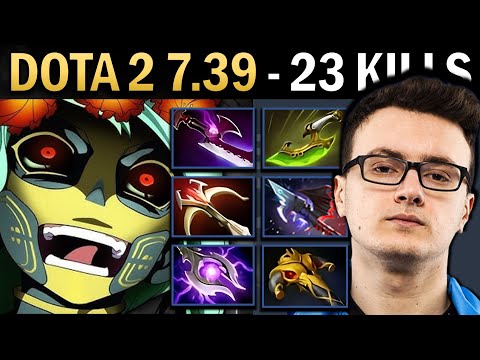 Muerta Gameplay Miracle with 23 Kills and Silveredge - Dota 7.39