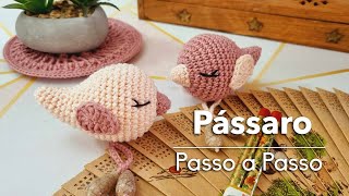 Passarinho amigurumi para decoração: passo a passo completo