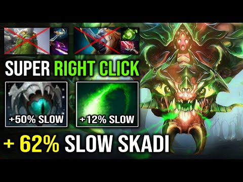 WTF Can't Move +62% Skadi Slow Most Annoying Viper Right Click vs Hard Carry Tiny 7.30e Dota 2