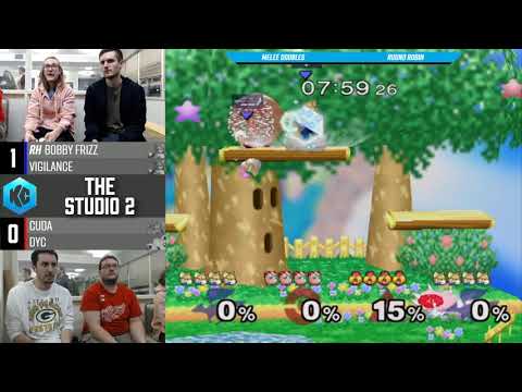 The Studio #2 SSBM - Bobby Frizz & Vigilance Vs. Cuda & DYC - Doubles Round Robin