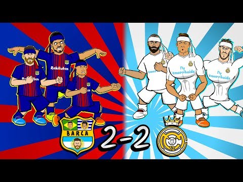 🤜🏻🥋2-2 EL CLASICO: KUNG-FU FIGHTING!🥋🤛🏻 (Barcelona vs Real Madrid highlights goals 2018)