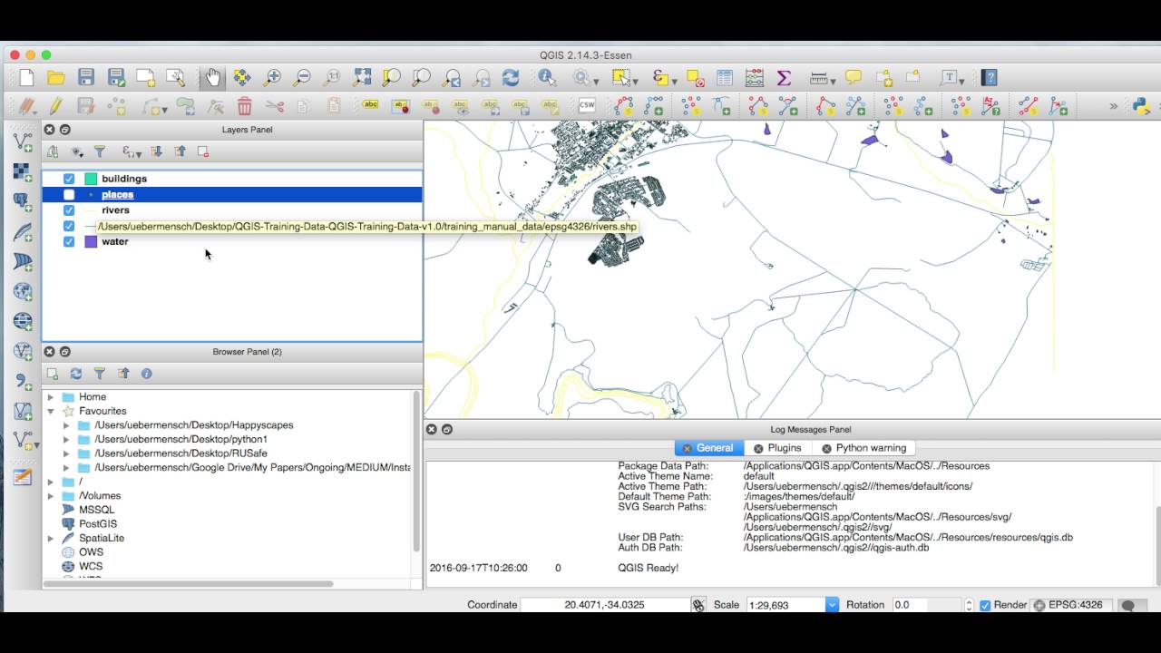 QGIS Training - Module 2: The Interface