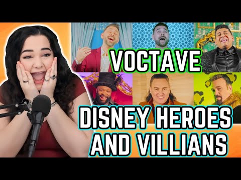 Voctave - Disney Heroes & Villains Medley | Opera Singer Reacts