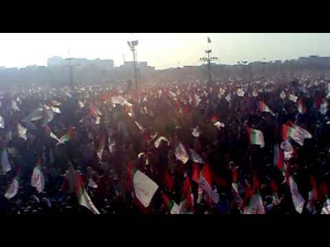 huge crowd on mazar e quaid on MQM's women jalsa 19-2-2012