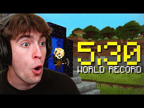REAGISCO al *NUOVO* RECORD del MONDO di MINECRAFT!!
