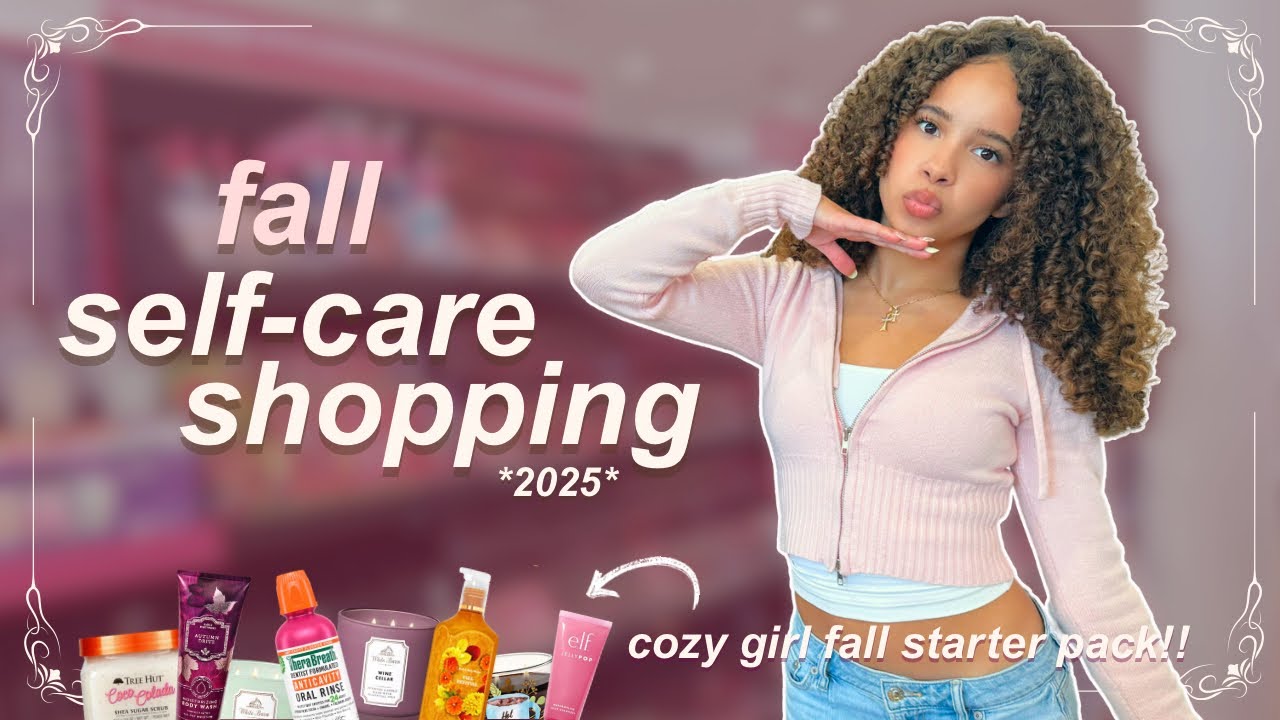 FALL SELF CARE SHOPPING + HUGE HAUL 🍂 | essentials for starting your cozy girl season 🍁🤎✨