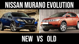Nissan Murano evolution: 2020 vs 2002
