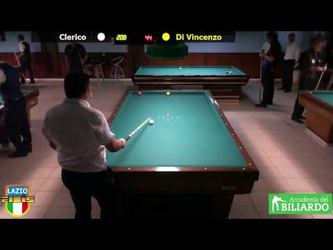 Clerico vs Di Vincenzo - Gara Libera Territoriale Open Accademia del Biliardo Terni Settembre 2018