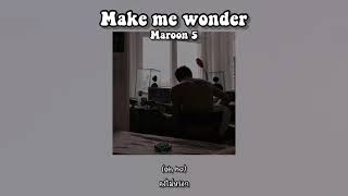 [THAISUB] Make me wonder - Maroon 5