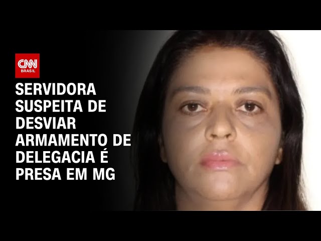 MG: Servidora suspeita de desviar armamento de delegacia é presa | CNN 360°