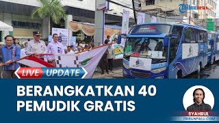 Mudik Gratis 'Bareng BUMN' Rute Palu-Gorontalo, Pegadaian Area Palu Berangkatkan 40 Warga Tujuan