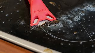 Clean your Burnt Glass Hob: Hob Scraper Razor + this Homemade Cleaning Solution for Stove Tops