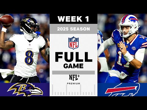 Game of the Year! Baltimore Ravens vs. Buffalo Bills FULL GAME | NFL 2025 Season Week 1