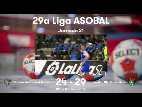 LIGA ASOBAL J21: Condes de Albarei Teucro - Fraikin BM. Granollers 24-29