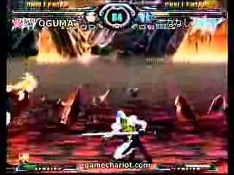 GGXX-AC: OGUMA (JA) vs. Nanashi (VE)