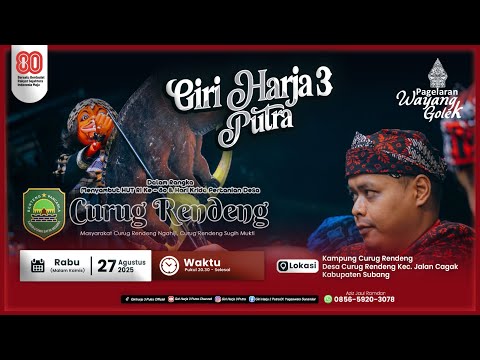 🔴 LIVE HARI KRIDA TANI DESA CURUG RENDENG | GIRIHARJA 3 PUTRA -YOGASWARA S | SUBANG, 27/08/25 #gh3p