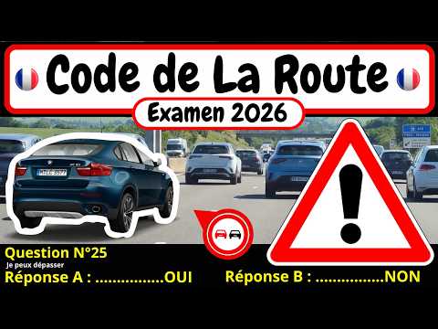 ✅ TEST GRATUIT DU CODE DE LA ROUTE 2026 🚗 #188