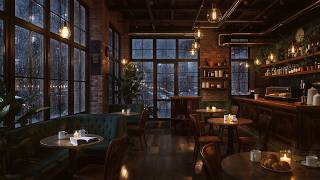 Rainy Day Coffee Shop ☕ Soft Jazz for Focus, Relaxation & Deep Work