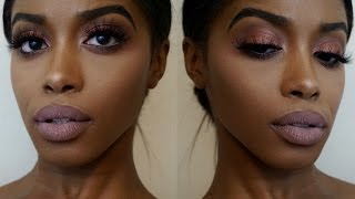 FULL FACE TT: ROSE GOLD/COPPER HOLIDAY MAKEUP | Jeseniá Cheveria