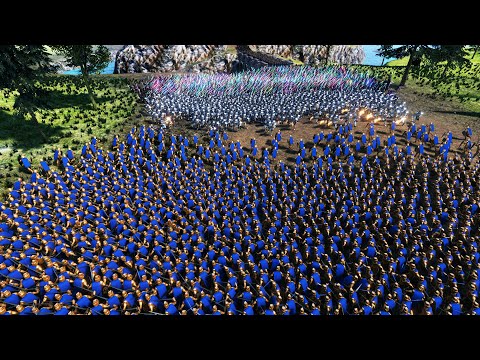 Golden Knight Lay Siege to Castle Ultimate Epic Battle Simulator UEBS