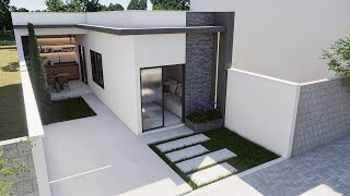 Casa em L em terreno 6x20 | PRIMEIRA VEZ QUE VEJO |