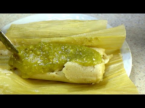 ¡SUPER FACIL! TAMALES de pollo en salsa verde