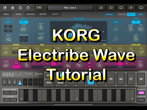KORG Electribe Wave - Making a Song from Scratch - Tutorial for the iPad