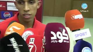 رحيمي: "شرف لأي لاعب حمل القميص المغربي، و أقدم التحية للجماهير المغربية على دعمها، و ديما مغرب"