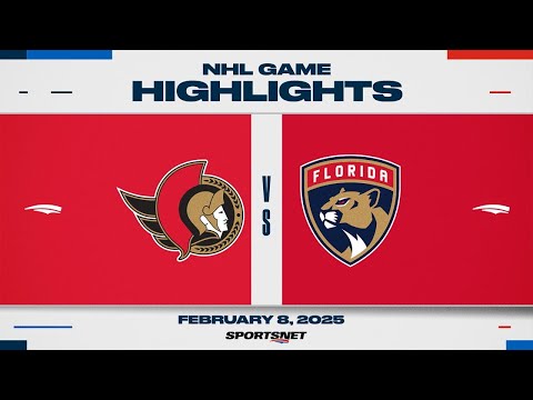 NHL Highlights | Senators vs. Panthers - February 8, 2025