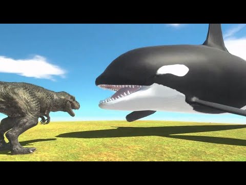 Death Run Baby Trex vs Baby Orca Dinosaur Battle ARBS 1000 Simulator Animal Revolt Battle Simulator
