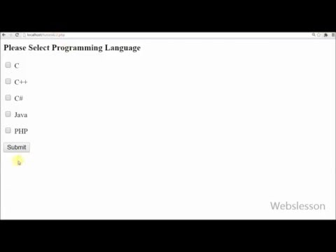 Multiple Checkbox In Php 2021