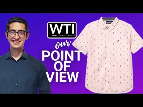 Nautica Men's Anchor Print Poplin Shirt - WTI product video review