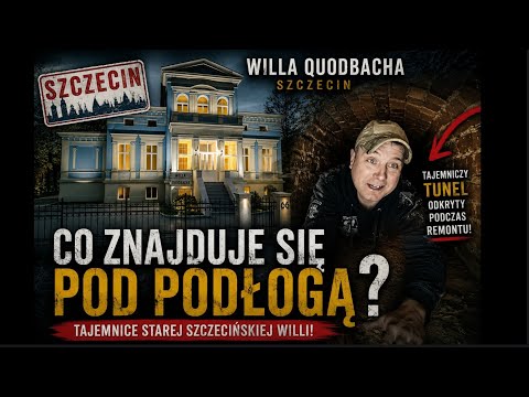 Podziemny tunel pod Willą Quodbacha w Policach