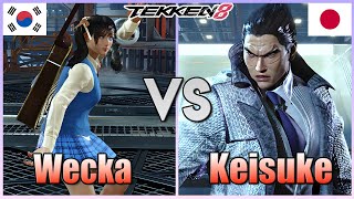 Tekken 8  ▰  Wecka (Xiaoyu) Vs Keisuke (#1 Kazuya) ▰ Ranked Matches!