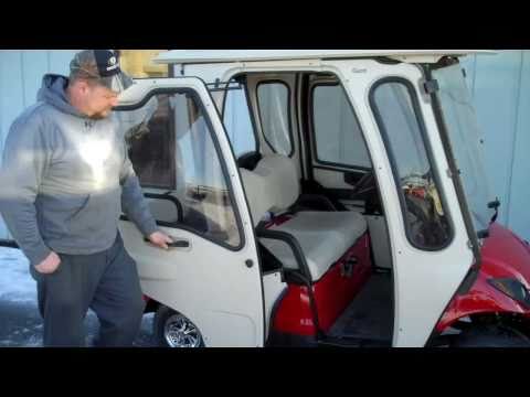 Curtis Enclosure on 2009 Yamaha Drive Gas Golf Cart