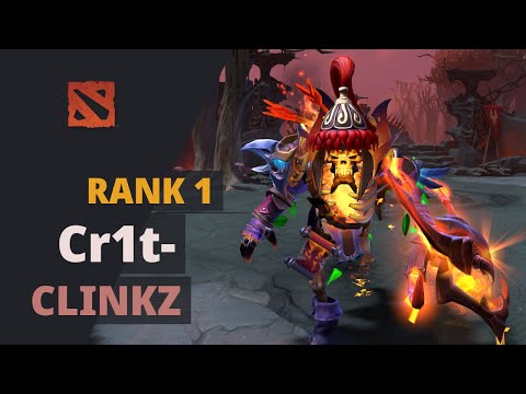 Cr1t- (Rank 1) plays Clinkz Dota 2 Full Game