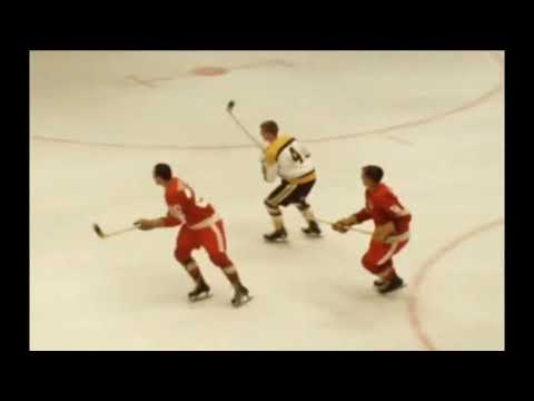 10/19/1966 Red Wings at Bruins Bobby Orr's first NHL shift! Historic! Skirmishes w/ Howe explained!