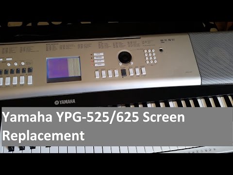 Yamaha YPG-525/625 Screen Replacement