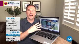 Acer 15.6" Intel 4GB RAM 32GB eMMC Chromebook