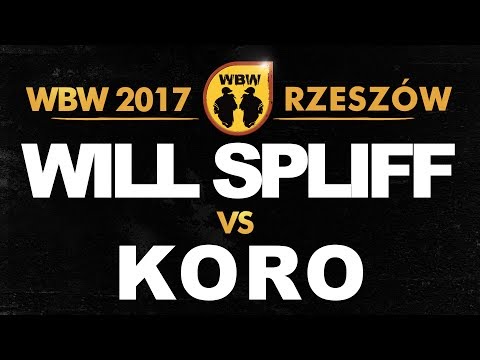 Will Spliff 🆚 Koro 🎤 WBW 2017 Rzeszów (1/8) Freestyle Battle