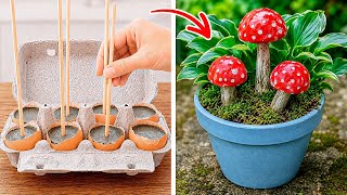 🍄 MUSHROOM-INSPIRED DIYs 💖 Cozy Home, Garden & Backyard Decor Ideas