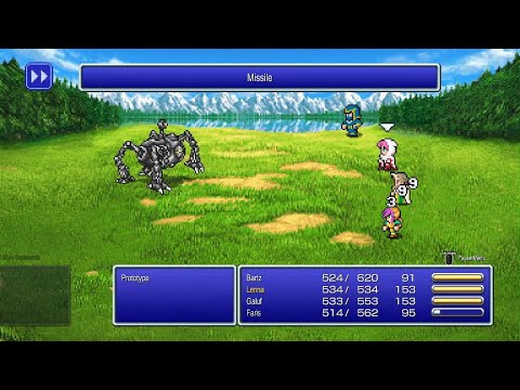 FINAL FANTASY V Blue Magic #18 Flame Thrower