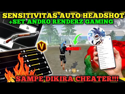 AUTO HEADSHOT SENSITIVITY ‼️🔥+SET ANDRO RENDERZ GAMING ⚡👽 AUTO IS THOUGHT TO BE A CHEATER ‼️☠️