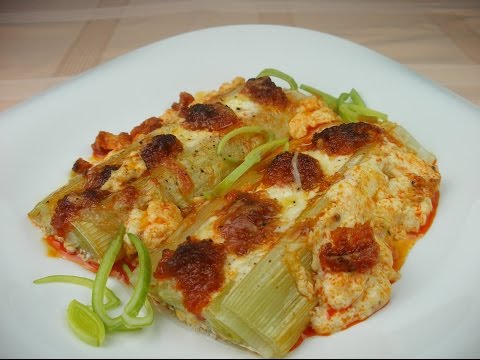 Puerros a la mallorquina