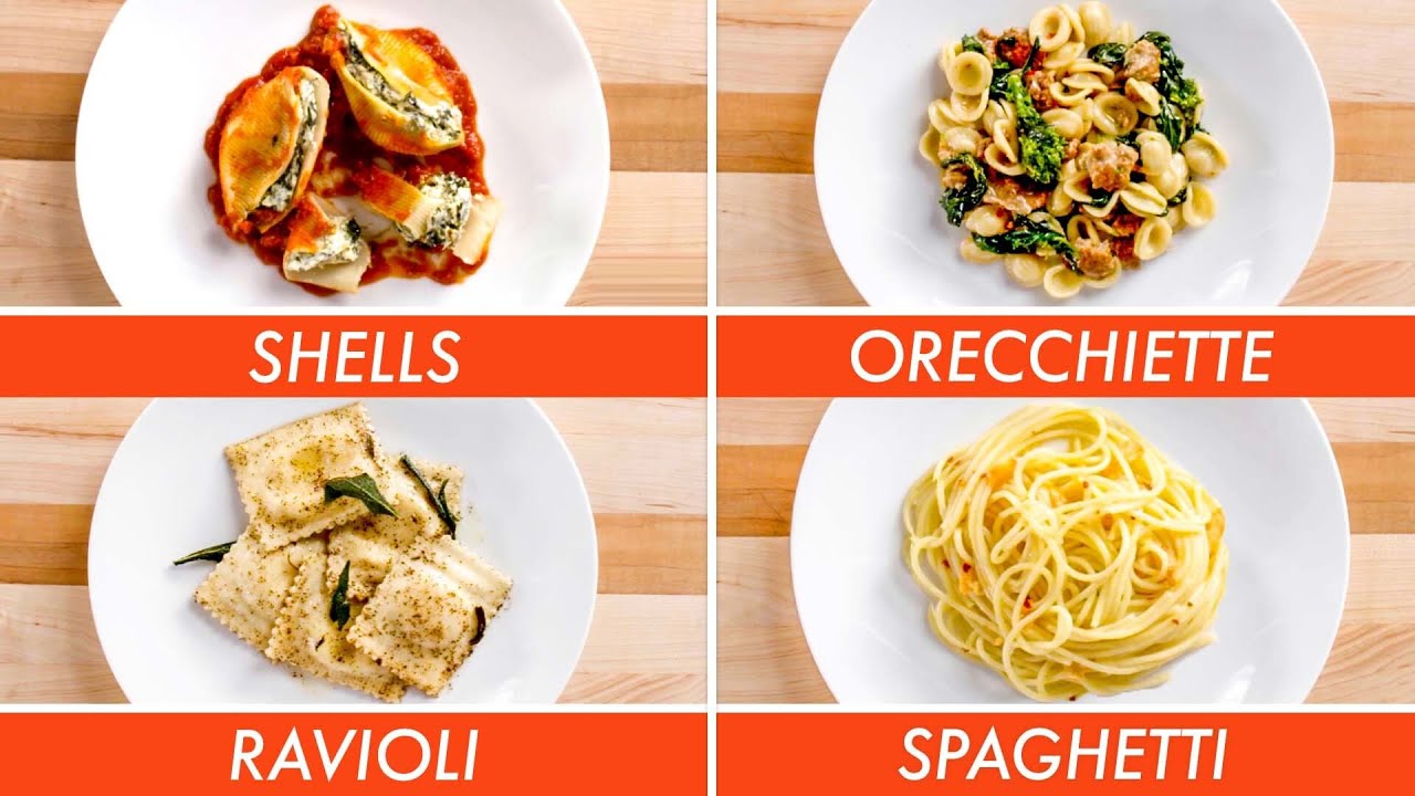 Picking The Right Pasta For Every Sauce | Epicurious